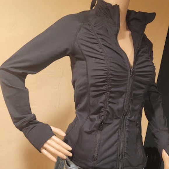 90 Degree by ReflexThumbhole Cuff Zip Jacket - XS - Picture 2 of 7